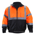 Chaqueta de trabajo de seguridad impermeable de invierno de alta visibilidad de OSHA